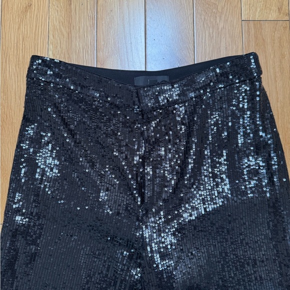 Banana Republic black sequin wide leg trouser, NWT size 6 Fall23 - Picture 9 of 13